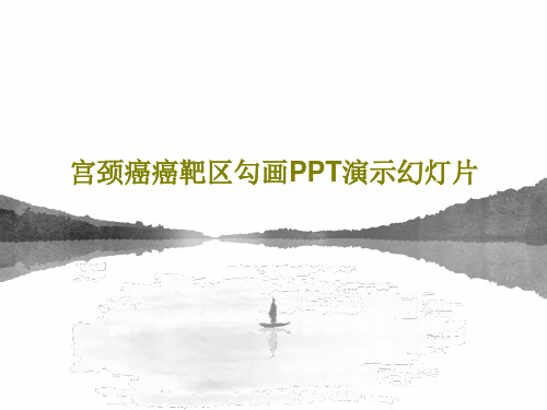 宫颈癌癌靶区勾画PPT演示幻灯片共101页