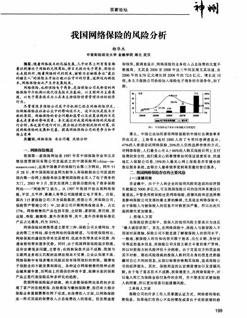 我国网络保险的风险分析