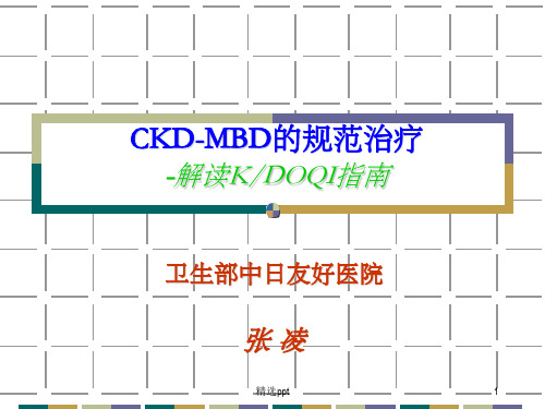 CKD-MBD规范治疗