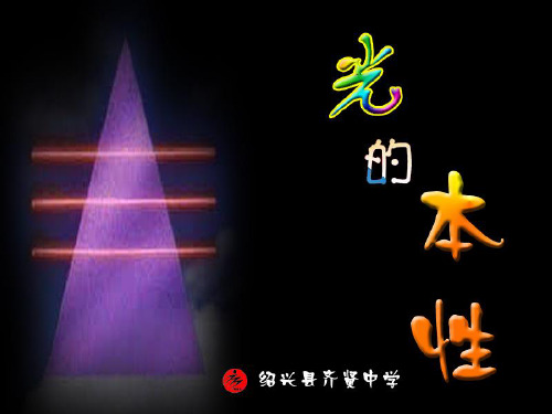 光本性学说的发展史