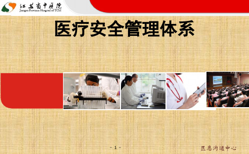 医疗安全管理体系课件(PPT 43页)