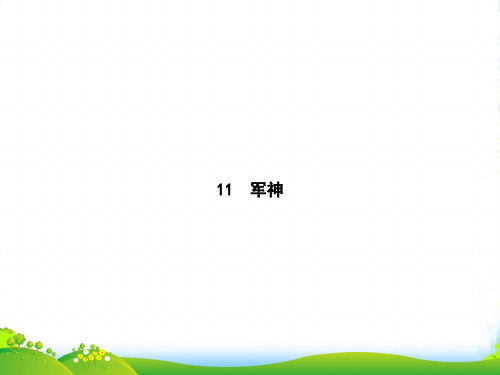 人教部编版五年级下册语文习题课件-11 军神(共12张PPT)
