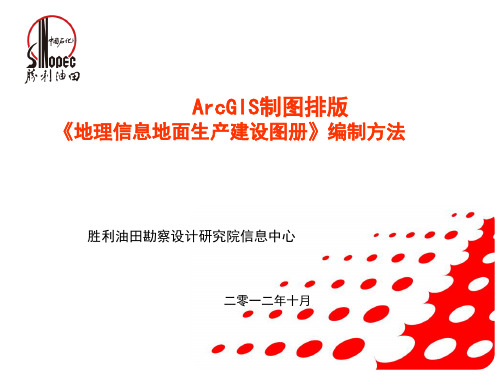 ArcGIS制图排版_《地面生产建设图册》编制方法概要