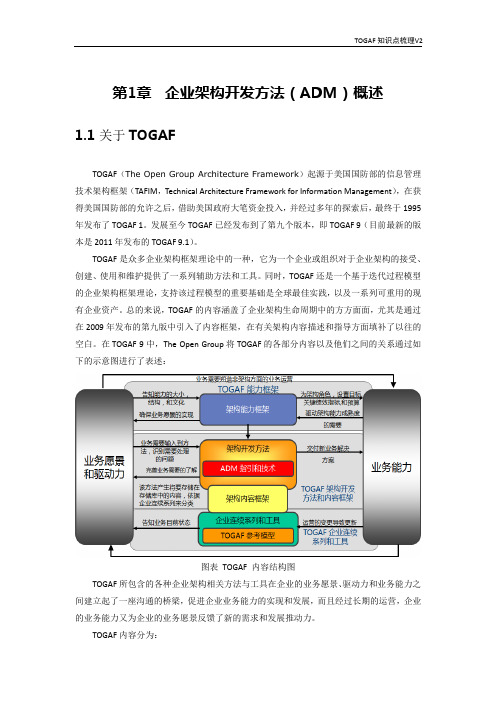 TOGAF知识点精要笔记