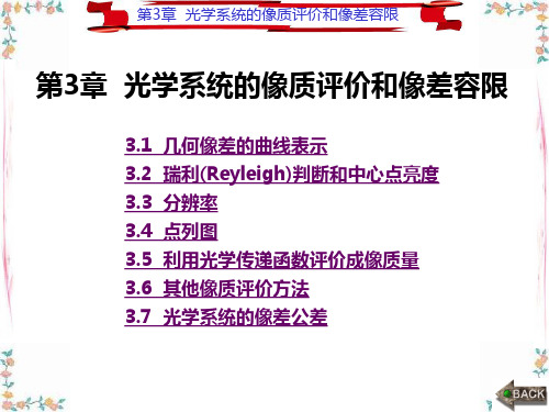 光学设计成像优化理论..