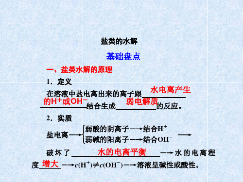 沪科版高中化学高三一类复习-盐类的水解  课件(共10张PPT)