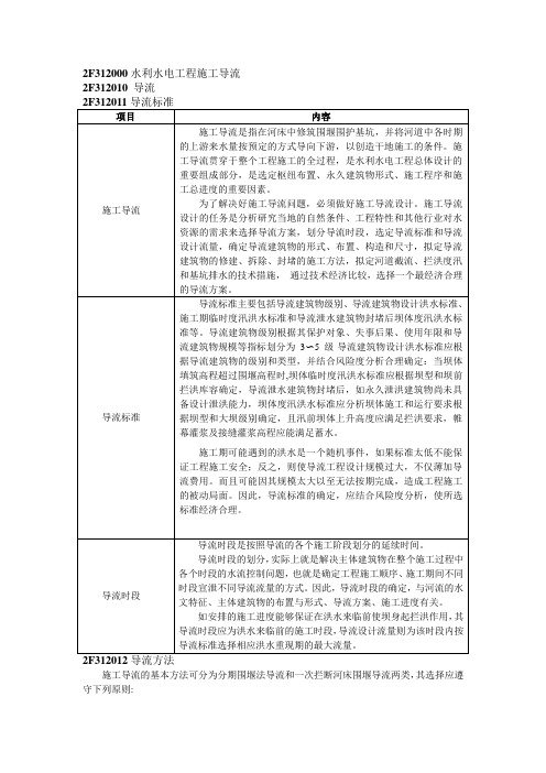 2016二级建造师水利知识解析