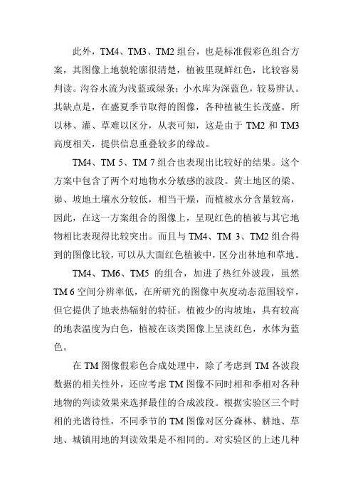 遥感数据提取波段的判别