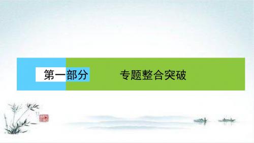 2019高考物理新金版大二轮课件：专题二 能量与动量1.2.1