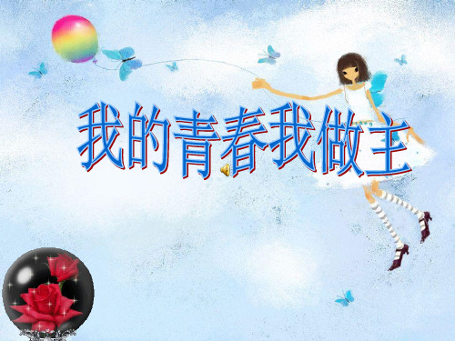 我的青春我做主ppt模板