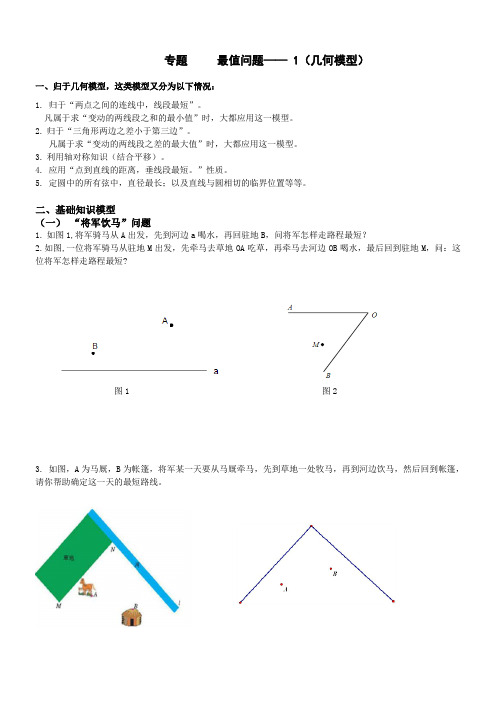 2017-中考数学-压轴专题-最值问题系列(一)