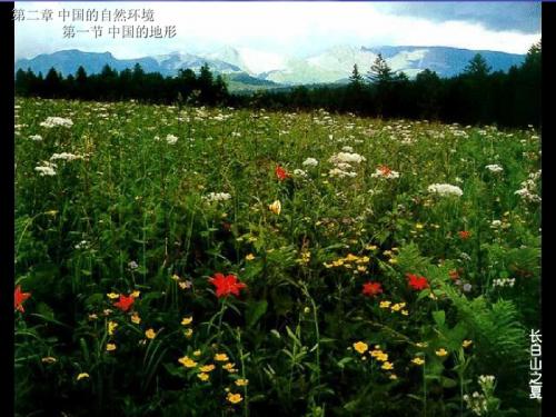 中国地形复杂多样