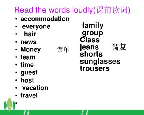 外研版九上Module12_Summer in LA Unit1 Your host family is meeting you at the airport