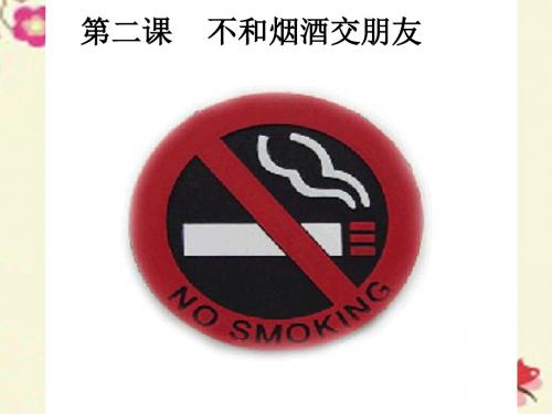 苏教版品社六上《不和烟酒交朋友》ppt课件1
