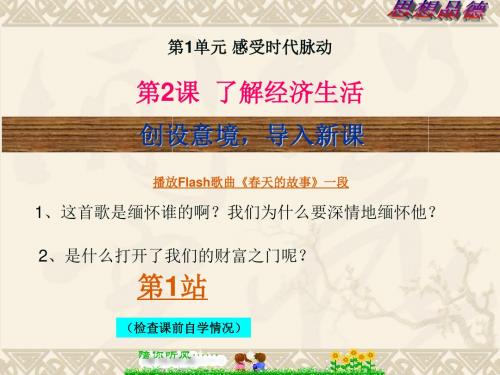 北师大版初中政治打开财富之门 课件 (5)