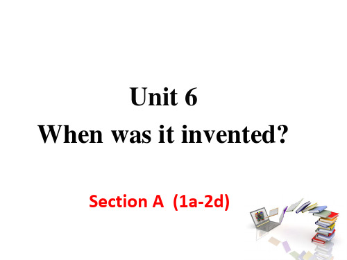 人教版英语九年级上册Unit 6 Section A 第一课时(1a-2d)课件