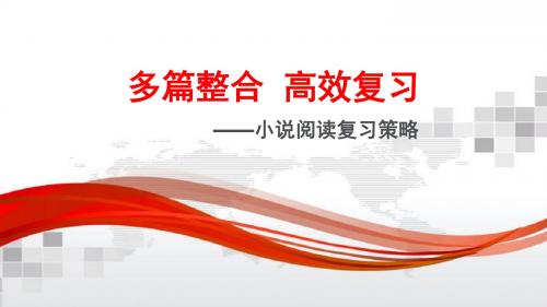 2017中考语文复习：小说专题复习策略(共29张PPT)