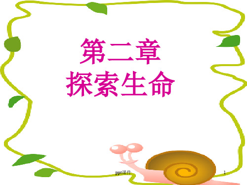 苏教版初中七上探索生命的器具  ppt课件