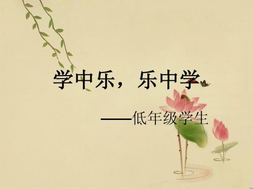 学中乐,乐中学