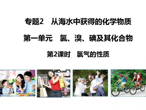 2018苏教版高中化学必修一2.1.2《氯气的性质》PPT课件2