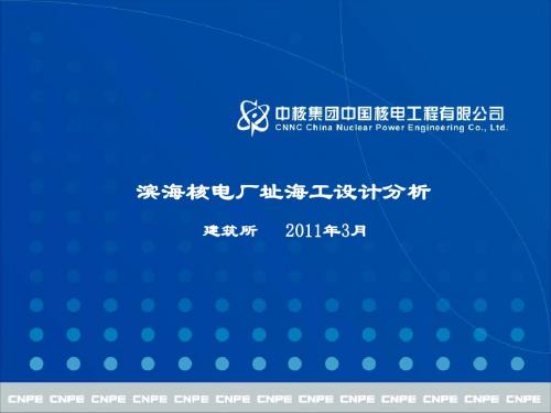 核电厂址海工设计分析