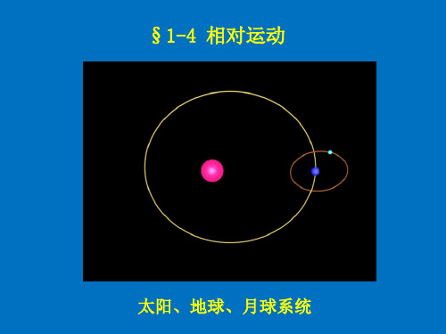 §1-4 相对运动