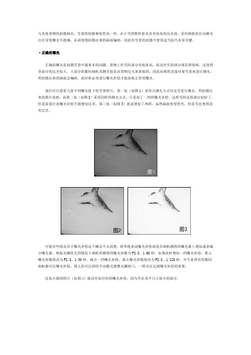 留住冬天的脚步,教你如何拍摄雪景