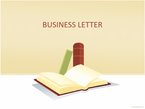 BUSINESS LETTER.ppt