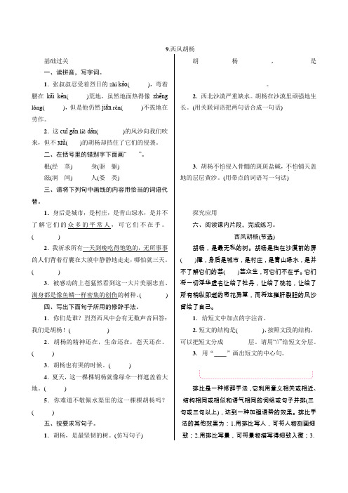 9.西风胡杨