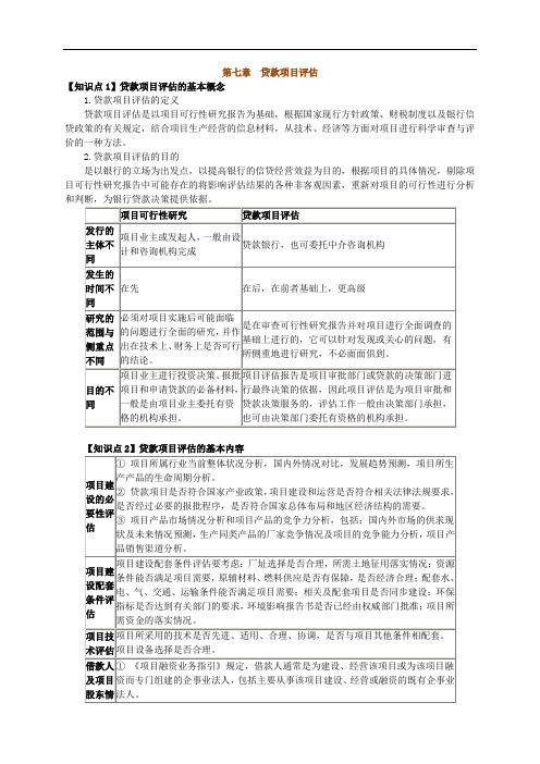 项目评估