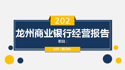 跨专业综合商科实训银行汇报优秀PPT