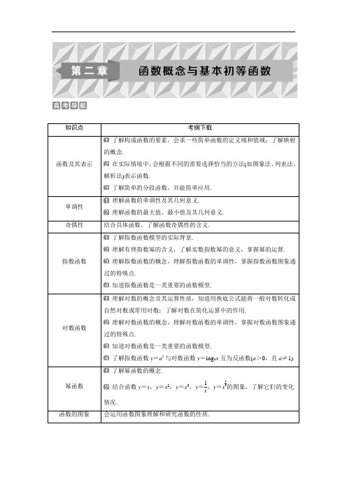 1 第1讲 函数及其表示