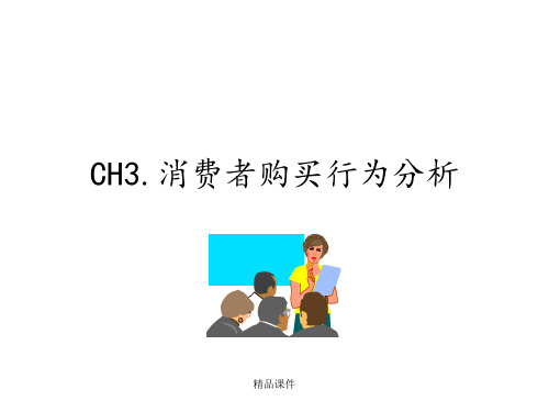 第三章消费者行为分析ppt课件