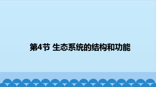 九年级下科学_生态系统的结构和功能_上课课件ppt浙教版