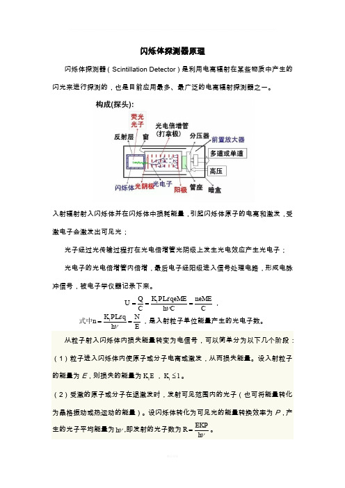 闪烁体探测器原理