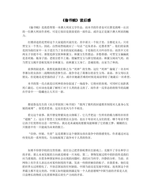 《偷书贼》读后感