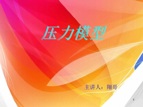 压力模型(课堂PPT)