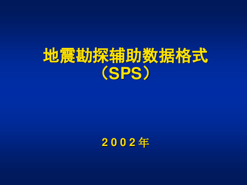 第五章 SPS格式