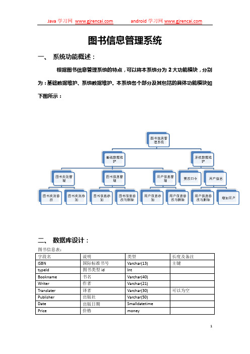 Java_项目开发实例_图书信息管理系统开发文档及源码