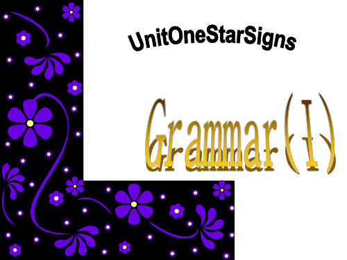 牛津译林版九年级英语上册：U1Grammar(1)