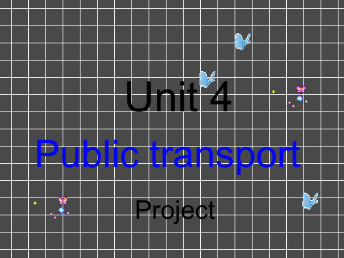 Publictransport--project课件(牛津版选修7unit4)