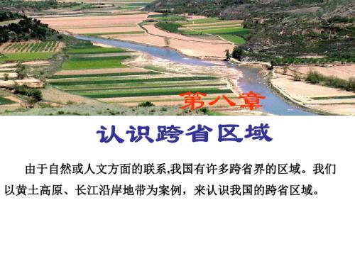 沟壑纵横的特殊地形区——黄土高原.