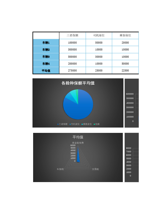 车险保费统计excel模板