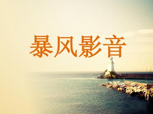 暴风影音简介