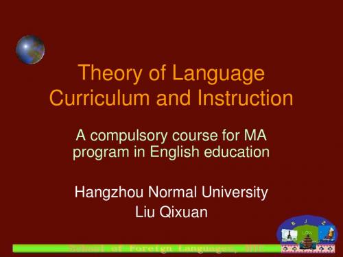 Communicative language teaching-研究生 2012-2-27