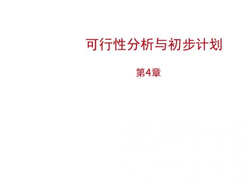 软件项目可行性分析与初步计划ppt课件