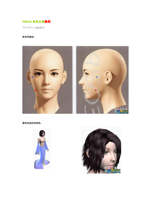 3dmax角色头部教程讲解