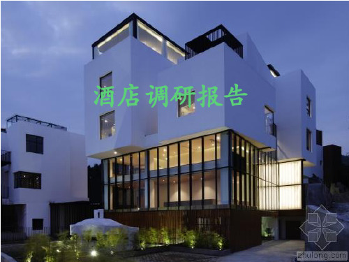 酒店调研报告 ppt课件