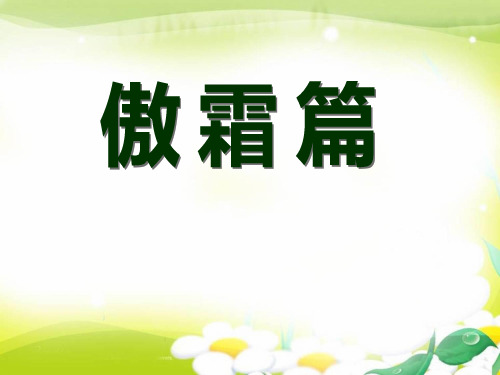 《傲霜篇》PPT课件2