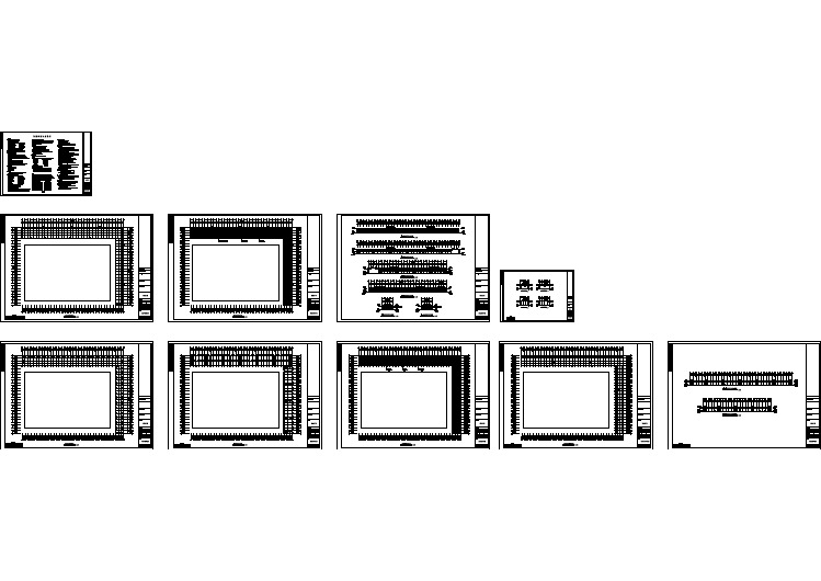 某公司钢结构工程建筑图纸(共10张)